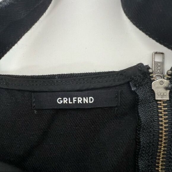GRLFRND Ariel Black Denim Bralette Top - Picture 6 of 8